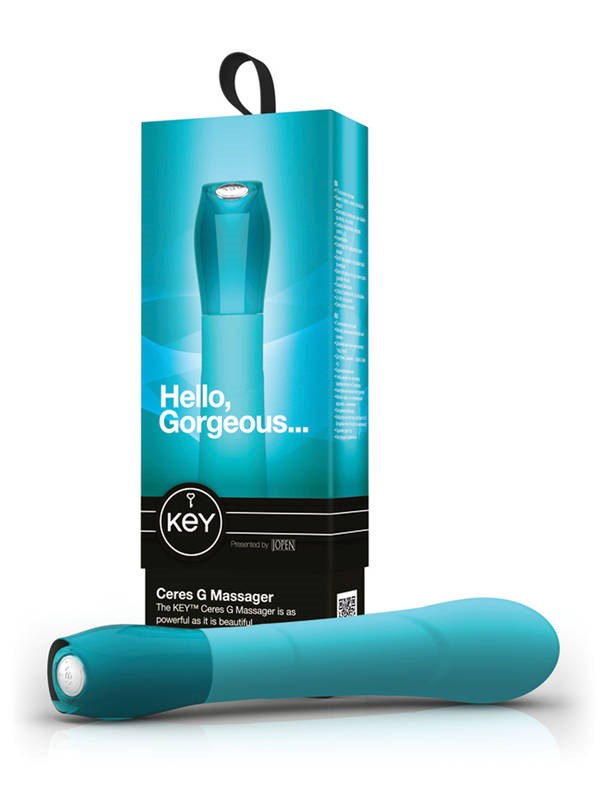 Key By Jopen Ceres G-Massager Robin Blue - - G-Spot Vibrators