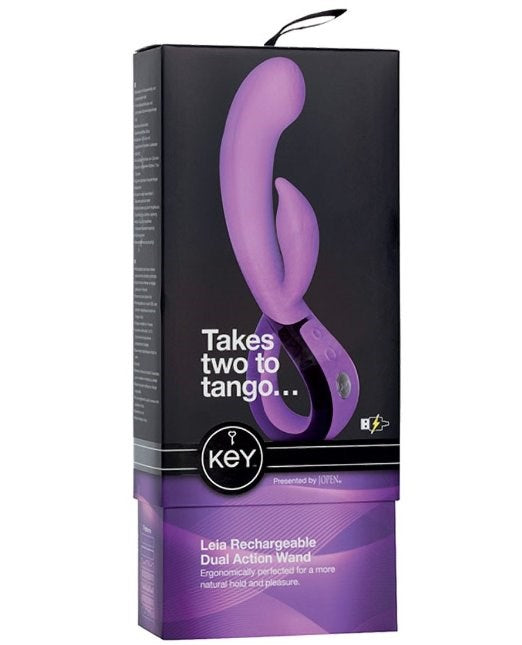 Key by Jopen Leia Vibrator Lavender - - Rabbit Vibrators