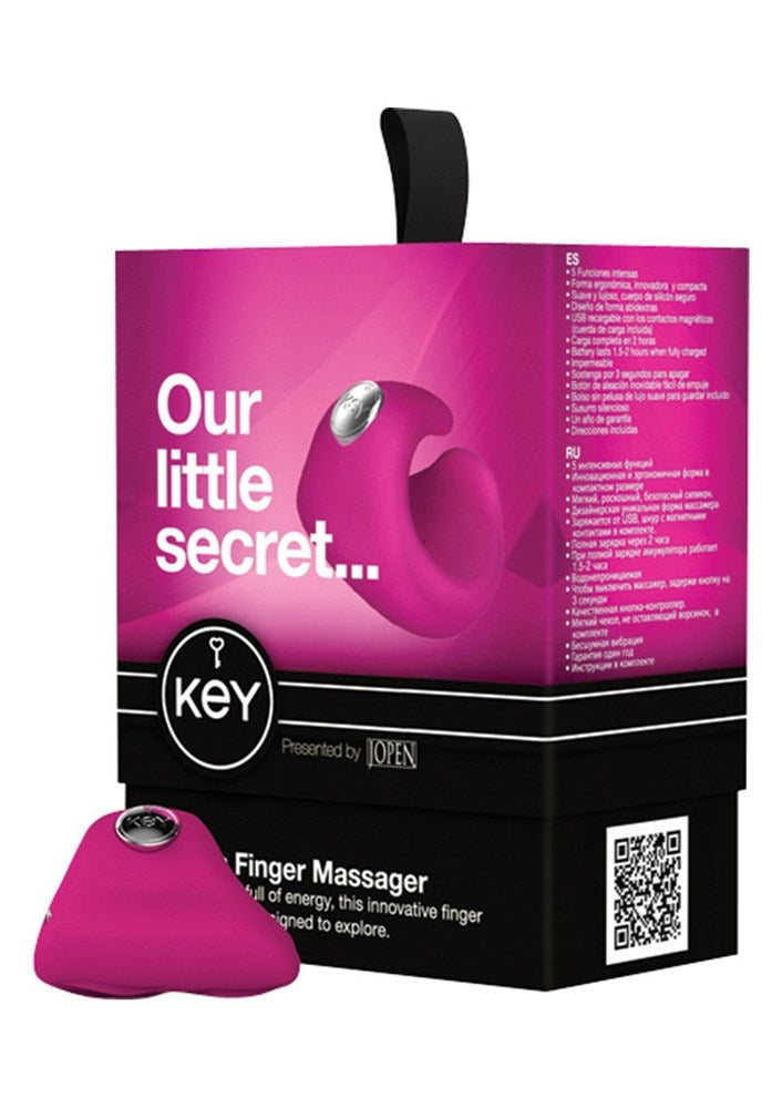 Key by Jopen Pyxis Finger Massager Pink - - Finger and Tongue Vibrators