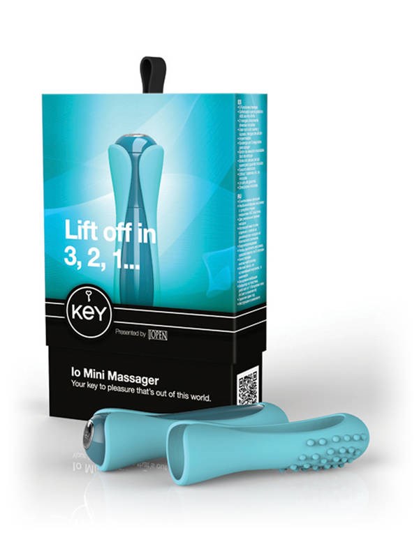 Key Io Mini Massager Robin Blue - - Mini & Slim Vibrators