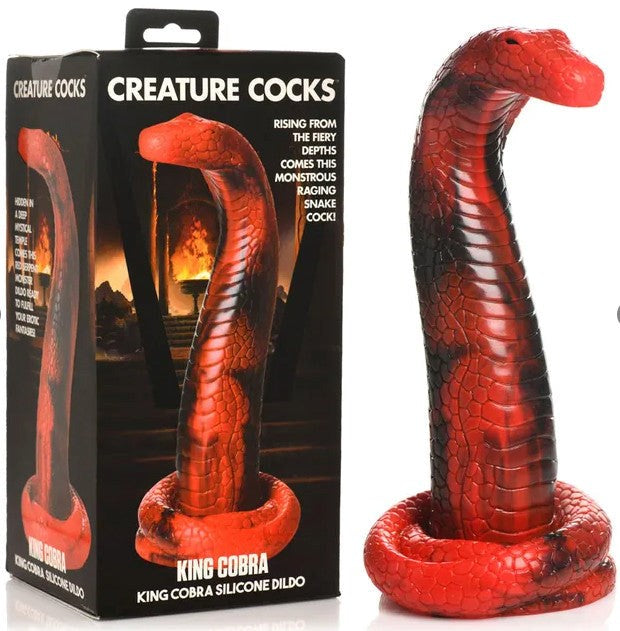 King Cobra Silicone Dildo - - Non-Realistic Dildos