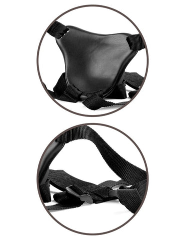 King Cock Elite Ultimate Vibrating Silicone Body Dock Kit - Realistic Dildos