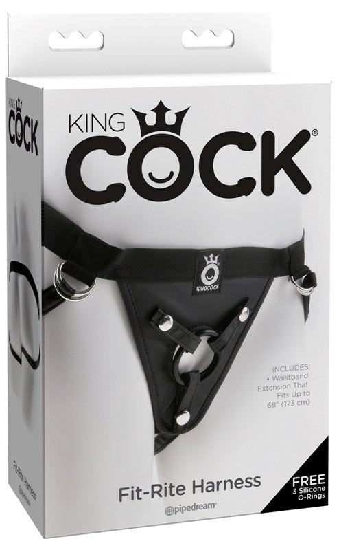 King Cock Fit-Rite Harness - - Strap On Sextoys