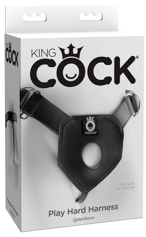 King Cock Play Hard Harness - - Strap On Sextoys