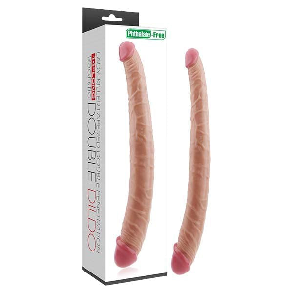 King Sized Lady-Killer Double Dildo - 14 Inch - - Realistic Dildos