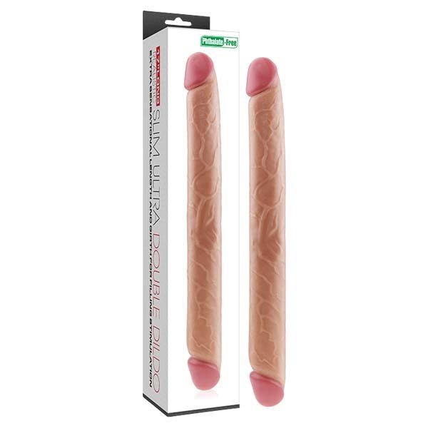 King Sized Slim Ultra Double Dildo - 17 Inch - - Realistic Dildos