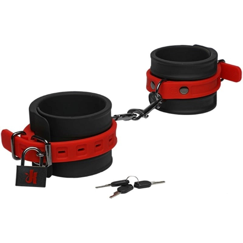 Kink by Doc Johnson Silicone Ankle Cuffs - - Collars And Cuffs