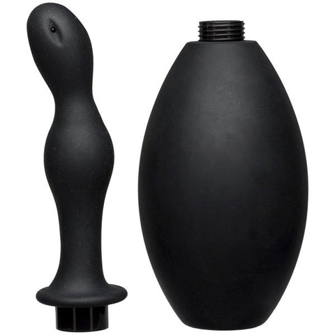 Kink Flow Flush Silicone Anal Douche by Doc Johnson - Enemas and Douches