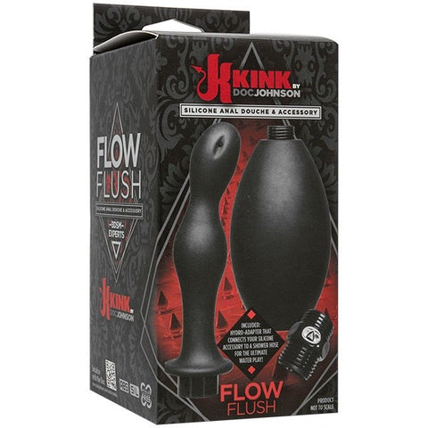 Kink Flow Flush Silicone Anal Douche by Doc Johnson - Enemas and Douches