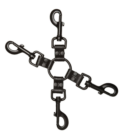 Kink Leather Submissive Accessories All Access Clips Black - Cuffs and Restraints