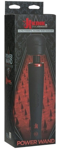 Vibrating Silicone Kink Power Wand by Doc Johnson - Body Wands