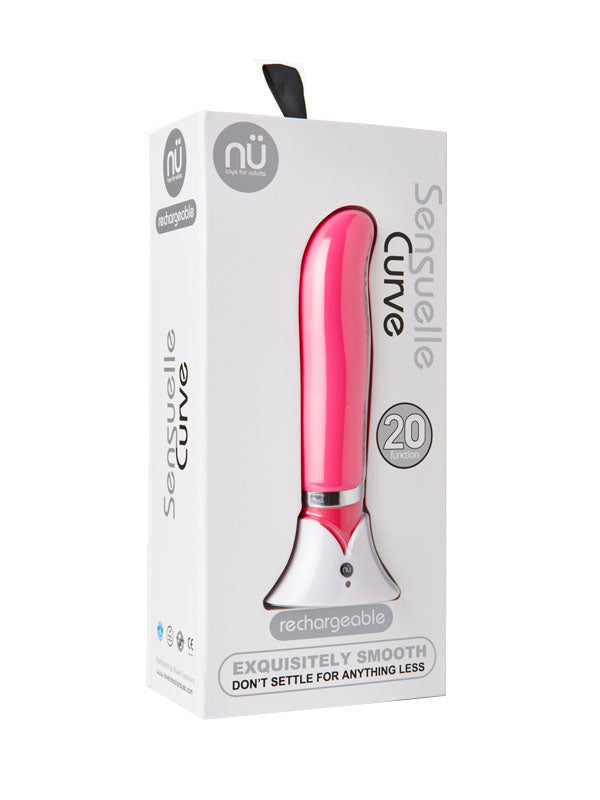 NU Sensuelle 20 Function G-Spot Curve Vibrator - - G-Spot Vibrators