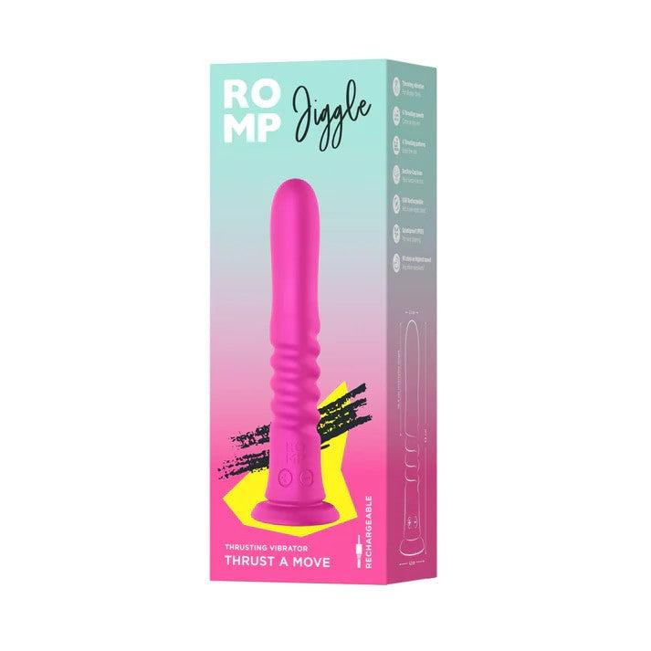 Love Honey Romp Jiggle Silicone Thrusting Vibrator - G-Spot Vibrators