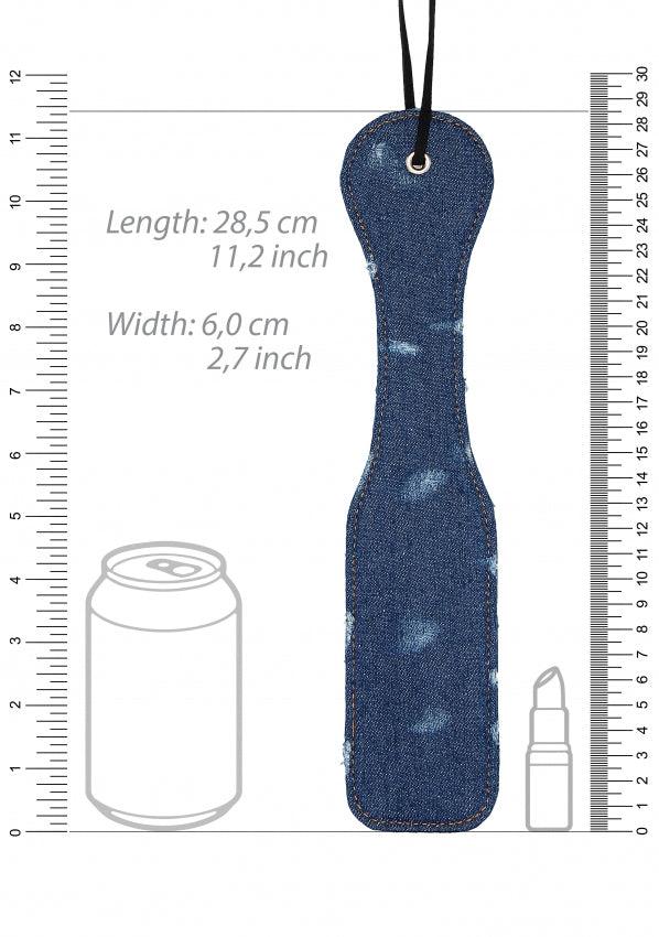 Shots Toys Roughend Denim Style BDSM Paddle - Paddles And Slappers