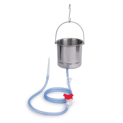 AquaClean Stainless Steel Bucket Mate Set Cleansing Kit - Enemas and Douches