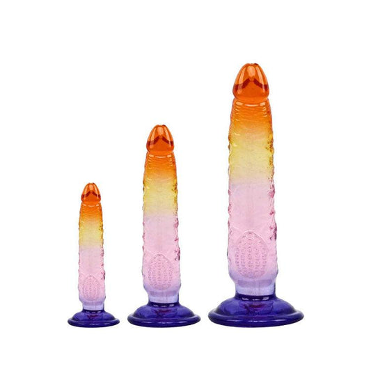 SUNSET DREAMS TRIO Multicoloured Dildos Set of 3 - Realistic Dildos
