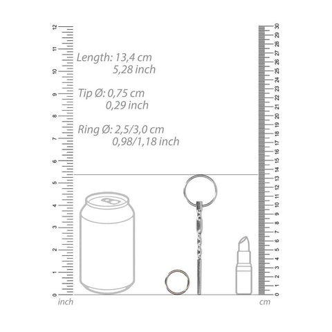 Stainless Steel Urethral Penis Plug With Ring - Urethral Sounds