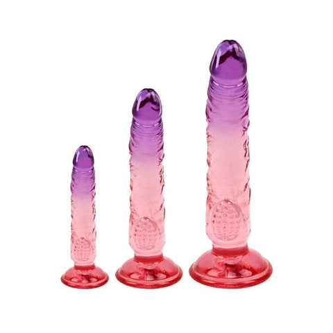 SUNSET DREAMS TRIO Dildos Set of 3 Sizes - Realistic Dildos