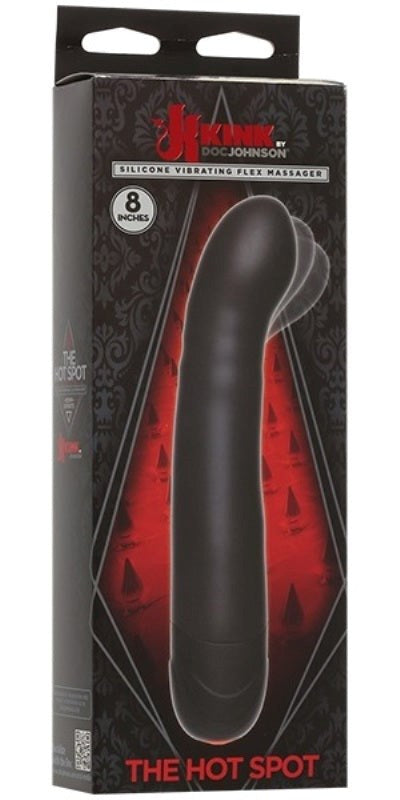 Kink The Hot Spot Silicone Vibrating Flex Massager - - Waterproof Vibrators