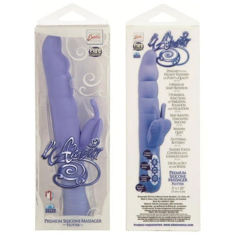L'amour Silicone Massager Flutter Rabbit Vibrator - Rabbit Vibrators