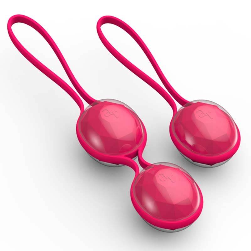 L'Amourose Mya Beads in Cerise - - Love Eggs and Kegel Exercisers