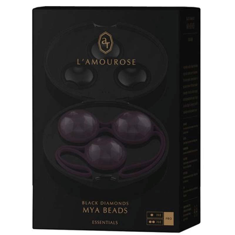 L'Amourose Mya Beads in Cerise - - Love Eggs and Kegel Exercisers