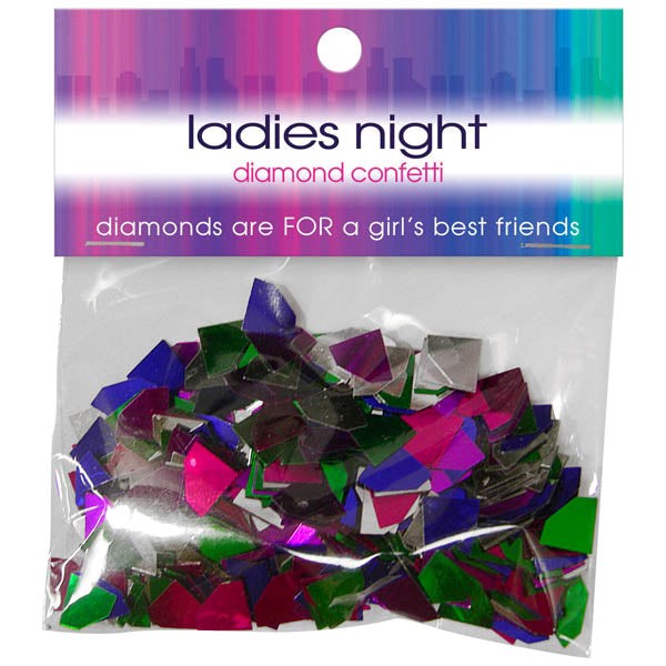 Ladies Night Diamond Confetti - - Bachelorette and Bucks