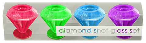 Ladies Night Diamond Shot Glass Set by Kheper Games - Bachelorette and Bucks