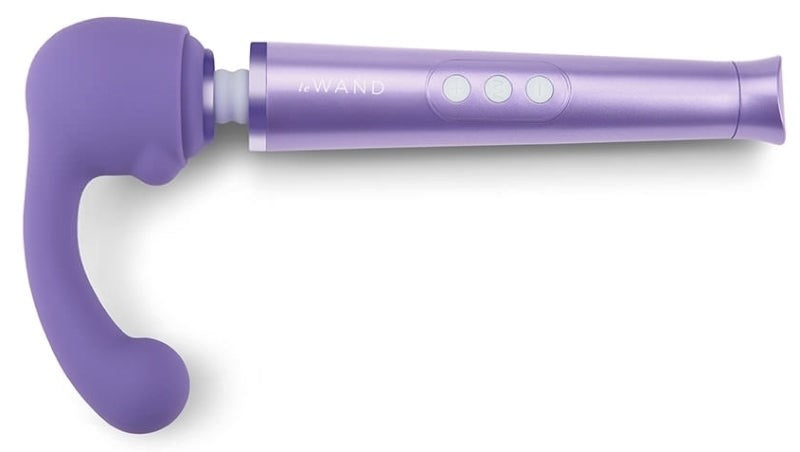 Le Wand Petite Curve Weighted Silicone Attachment Violet - - Vibrator Accessories