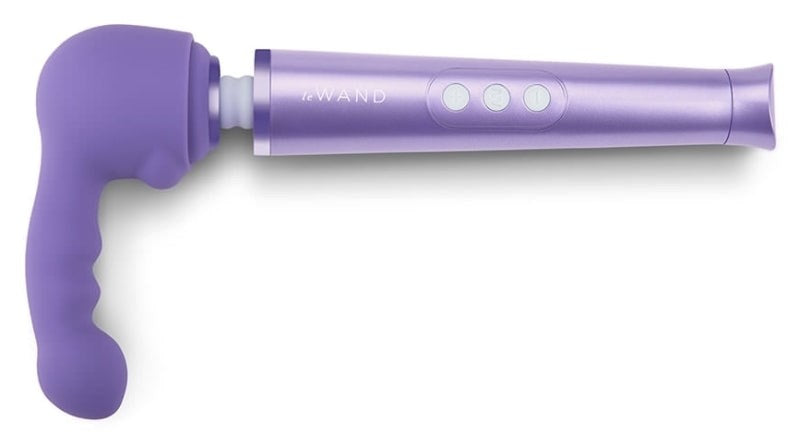 Le Wand Petite Ripple Weighted Silicone Attachment Violet - - Vibrator Accessories