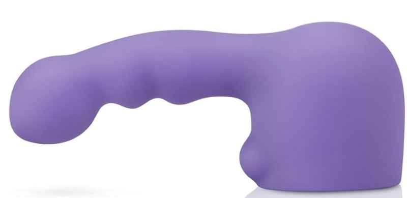 Le Wand Petite Ripple Weighted Silicone Attachment Violet - - Vibrator Accessories