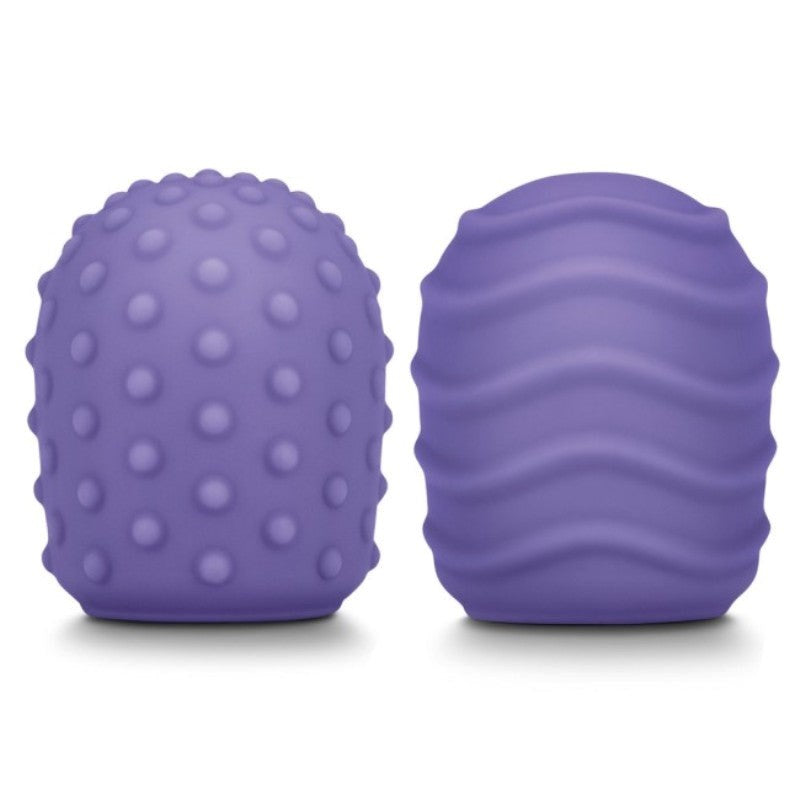 Le Wand Petite Silicone Texture Covers Violet - - Body Wands