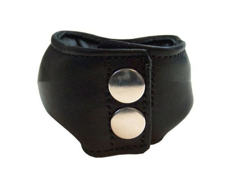 Leather Ball Stretcher Weight by Hell's Couture - Ball and Cock Toys