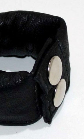 Leather Ball Stretcher Weight by Hell's Couture - Ball and Cock Toys