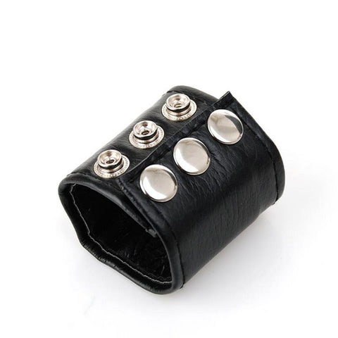 Leather Lined Ball Stretcher by BDStyle - Ball and Cock Toys