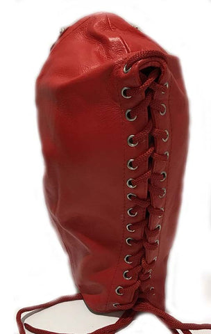 Leather Spiked Devil Hood by Hell's Couture - Bondage Hoods