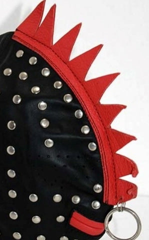 Luxurious Leather Bondage Turtle-Shell Inspired Hood - Bondage Hoods