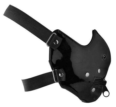 Lektor Zipper Mouth Bondage Muzzle by XR Brands - Bondage Hoods