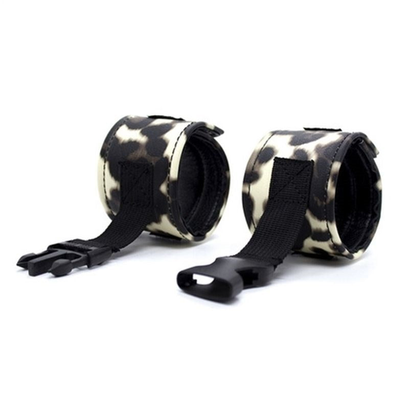 Leopard Bondage Kits 3 PCS - - Cuffs And Restraints