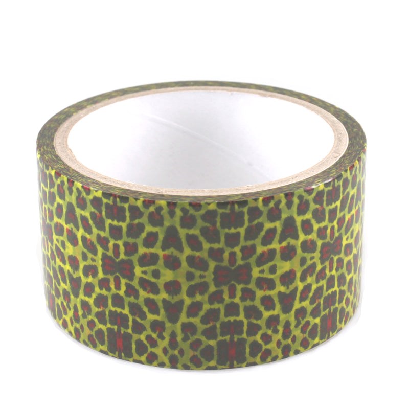 Leopard Bondage Tape - - Collars And Cuffs