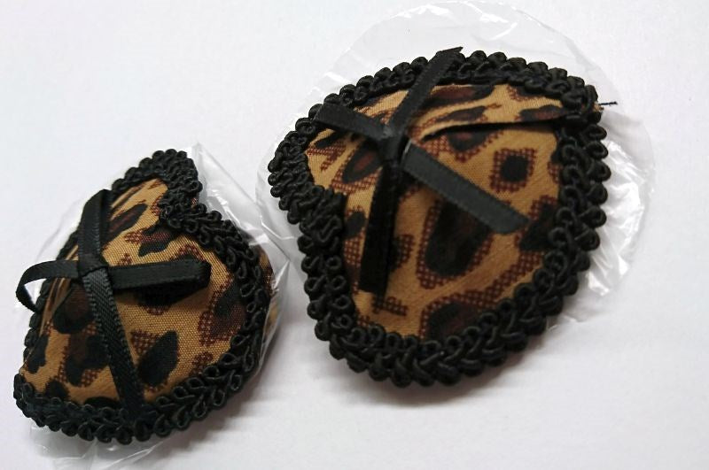 Leopard Print Nipple Pasties - - Fancy Dress Ups