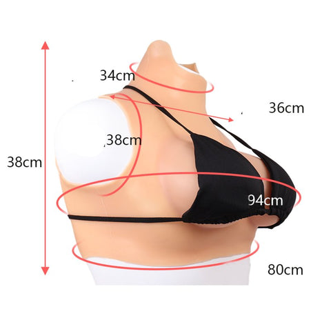 Lifelike False Boobs Fake Breasts by BDStyle - Breast and Nipple Toys