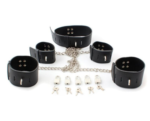 Licks & Lashes Restraint Kit by BDStyle - Cuffs and Restraints