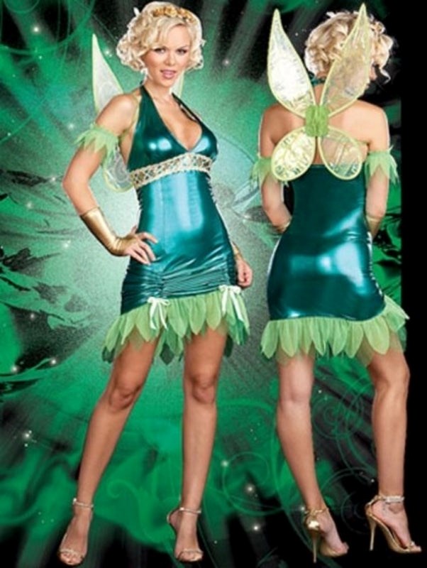 Lil Green Fairy Costume - - Fancy Dress Ups