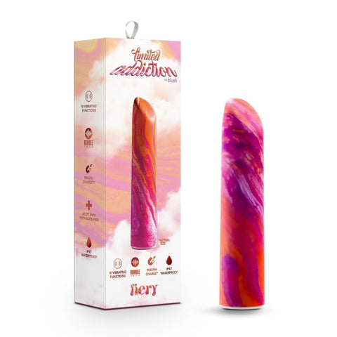Fiery Power Vibe Coral Bullet Vibrator by Blush Novelties - Bullet Vibrators