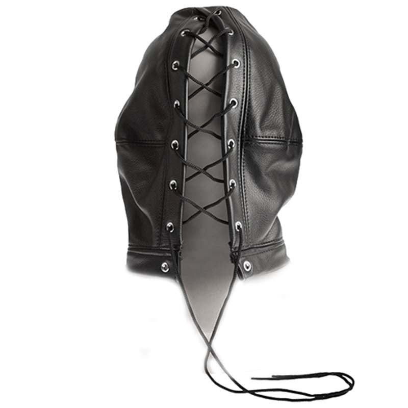 Lip & Eye Zip Bondage Hood - - Bondage Hoods