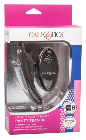 Lock-N-Play Remote Panty Teaser by California Exotics - Remote Control Vibrators