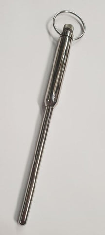 Loretta Vibrating Steel Urethral Wand by Hell's Couture - Penis Plugs