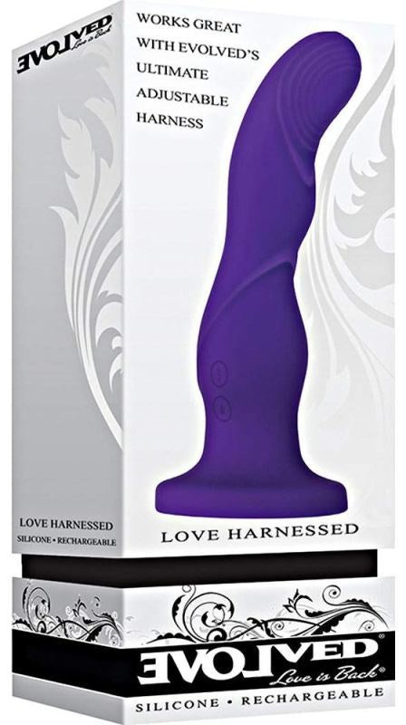 Love Harnessed Rechargeable Dildo - - G-Spot Vibrators