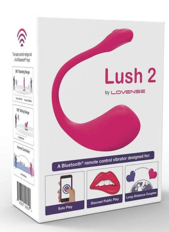 Lush 2 Remote Vibrator by Lovense - Remote Control Vibrators